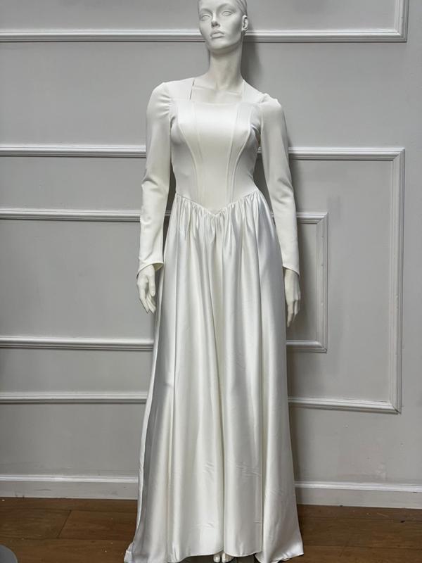 לפני -שמלה לבנה