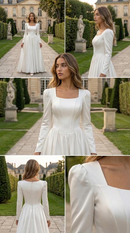 אחרי -שמלה לבנה